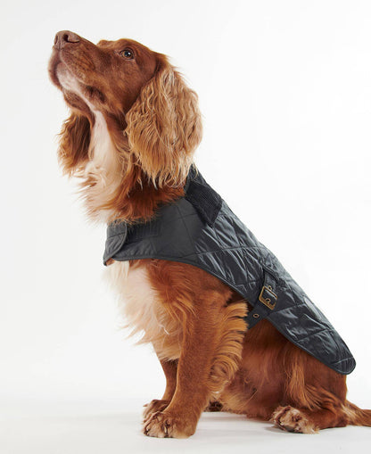 BARBOUR QUILTED DOG COAT - BLACK
