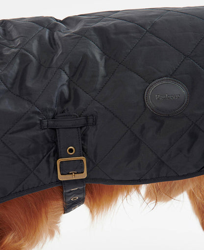 BARBOUR QUILTED DOG COAT - BLACK