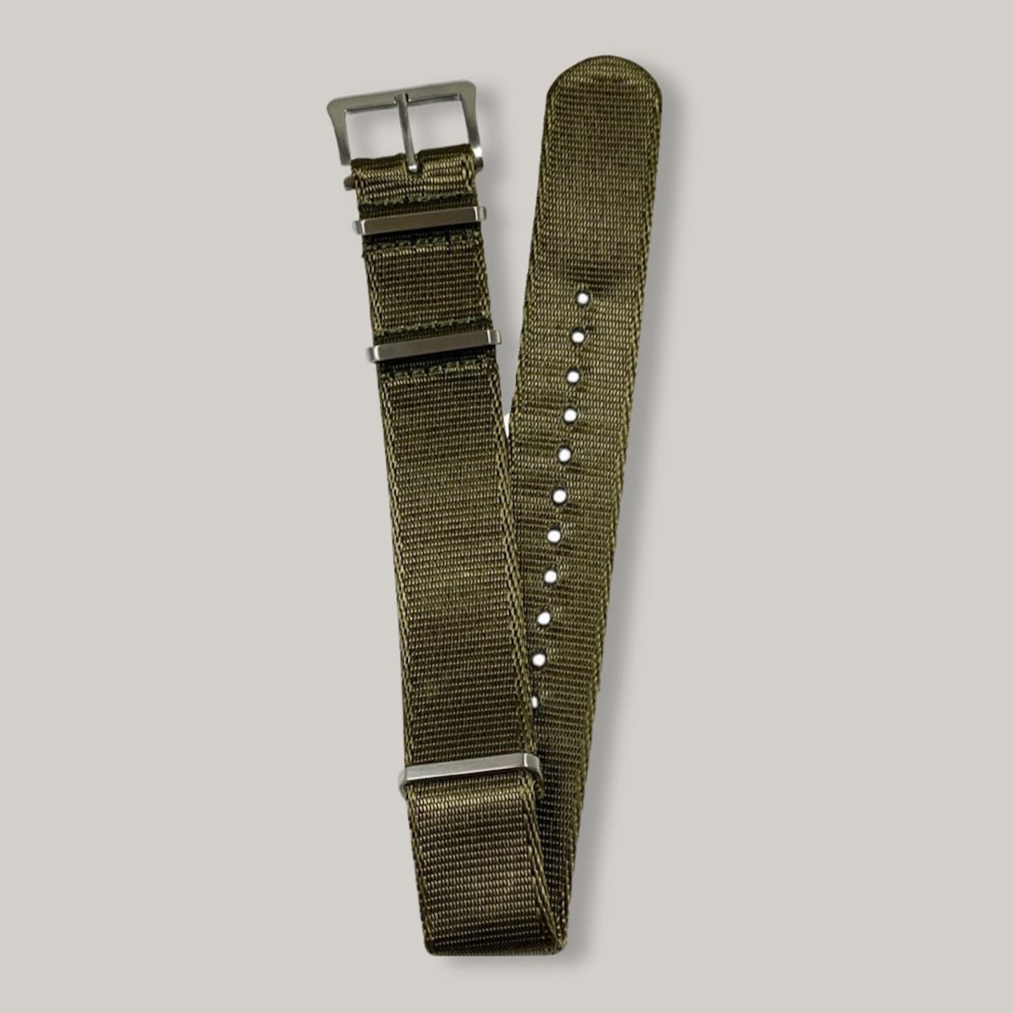 Naval Watch Co. DELUXE NATO WATCH STRAP - OLIVE GREEN