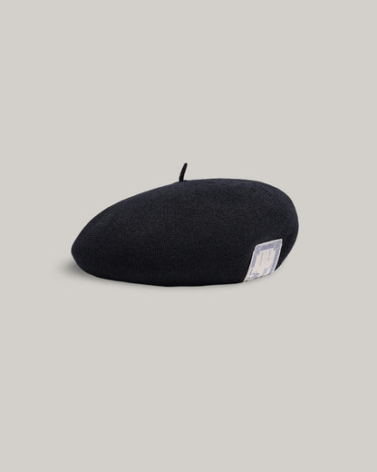 H.W. DOG & CO. COTTON CHOBO BERET - BLACK