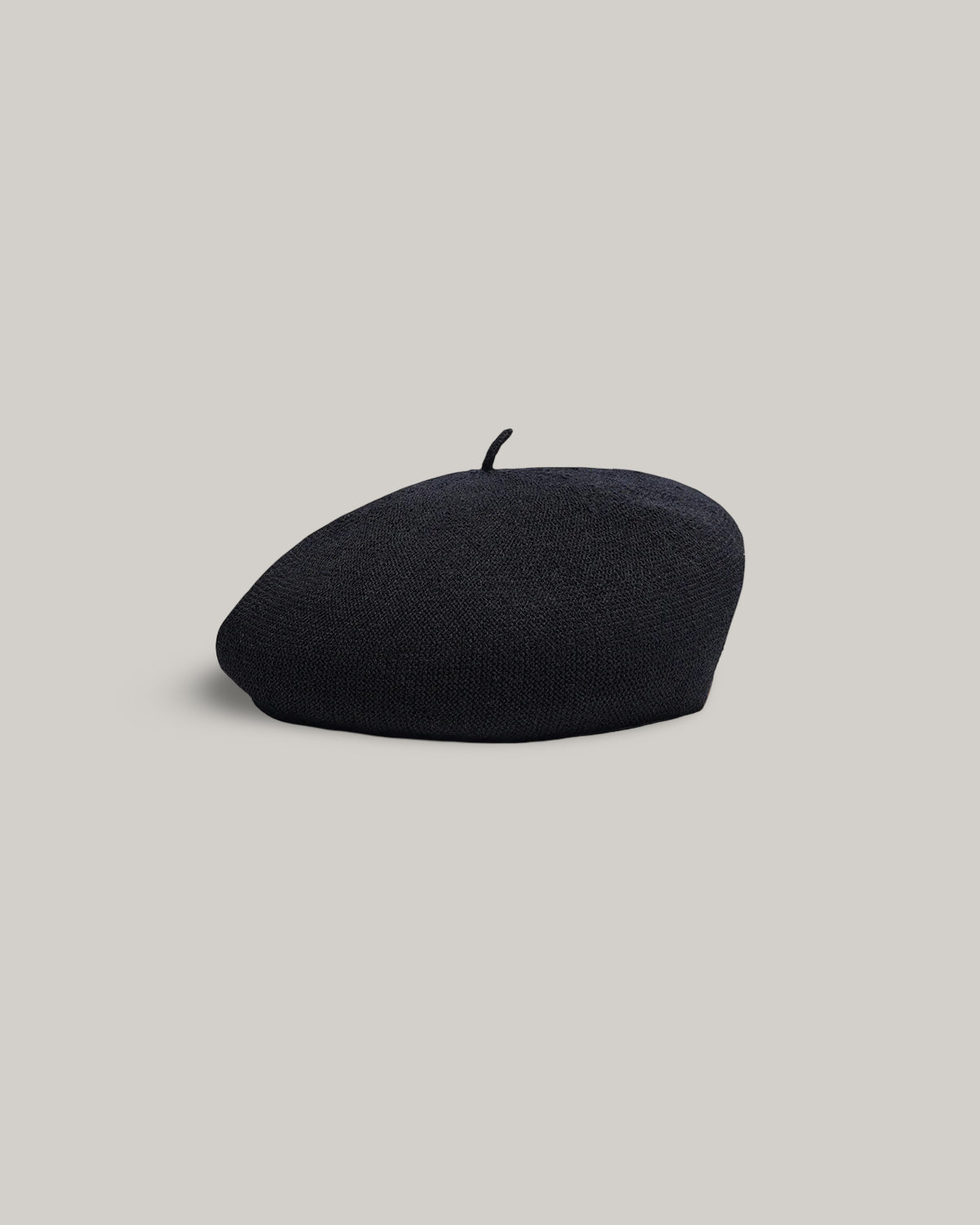 H.W. DOG & CO. COTTON CHOBO BERET - BLACK