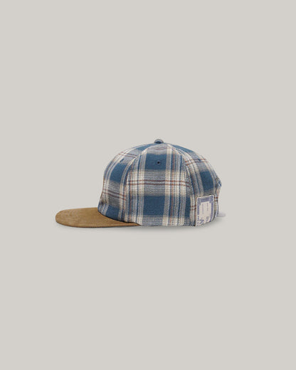 H.W. DOG & CO. PLAID TWO TONE CAP - NAVY