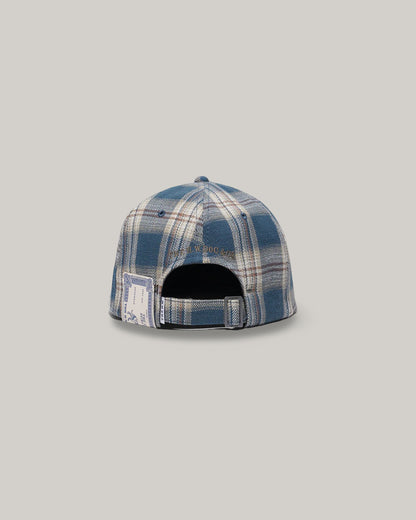H.W. DOG & CO. PLAID TWO TONE CAP - NAVY