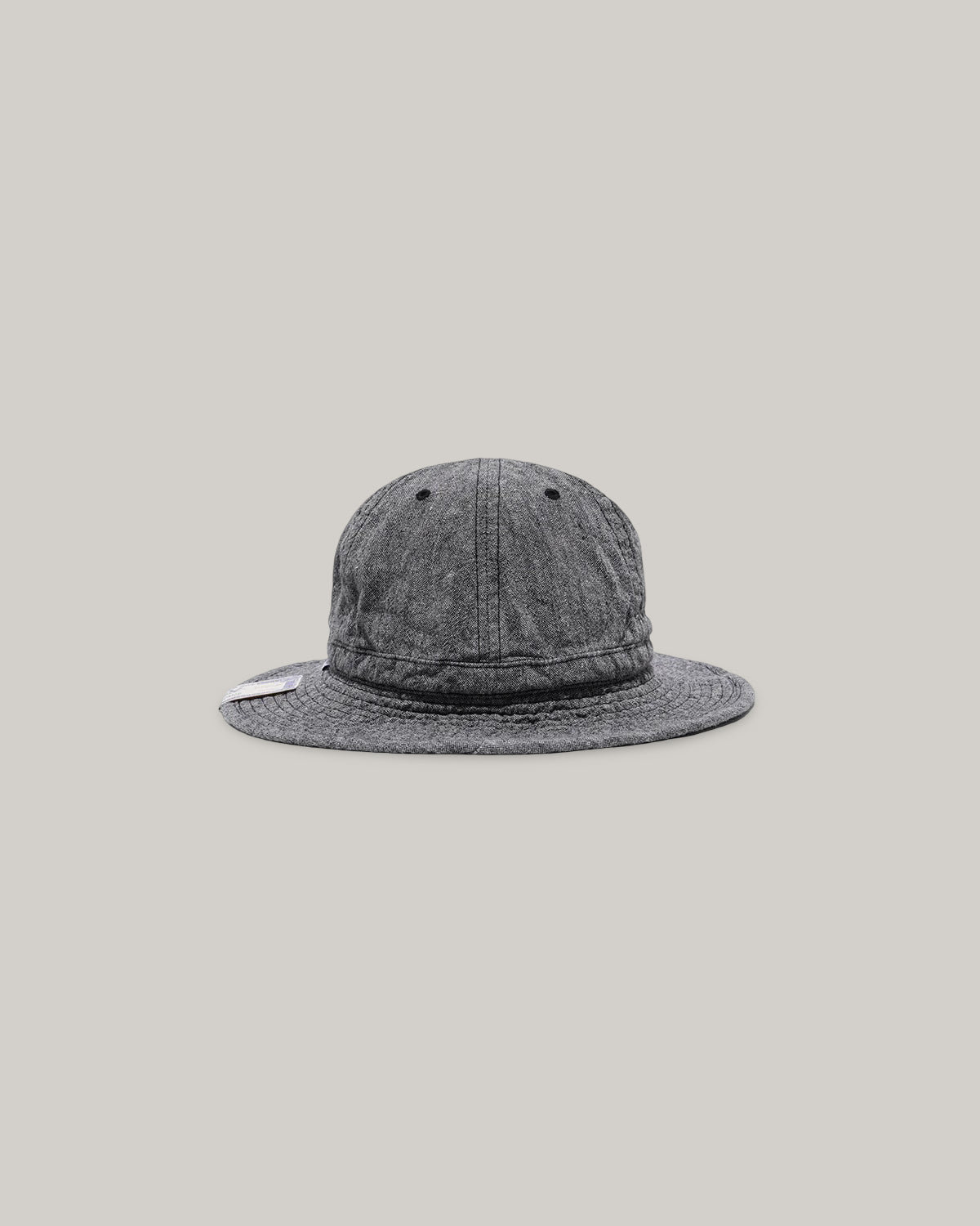 H.W. DOG & CO. LINEN FATIGUE HAT - BLACK