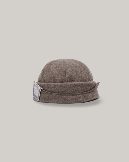 H.W. DOG & CO. FLAP ROLL CAP - BEIGE