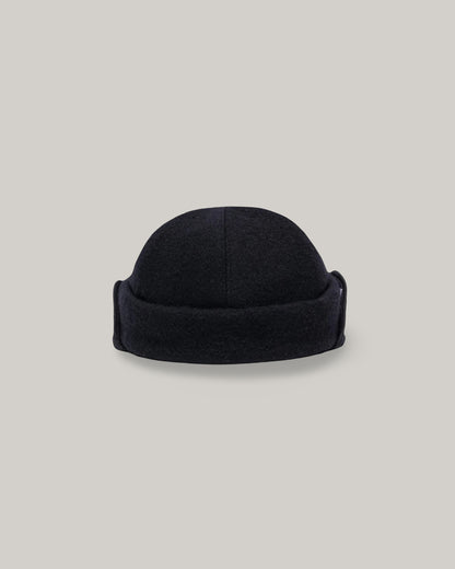 H.W. DOG & CO. FLAP ROLL CAP - BLACK