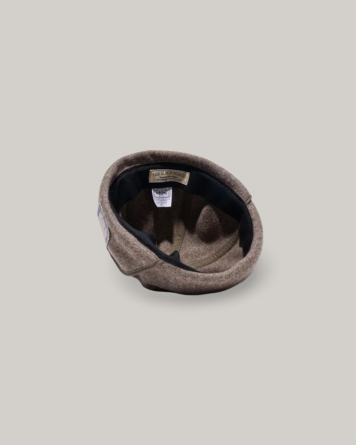 H.W. DOG & CO. FLAP ROLL CAP - BEIGE