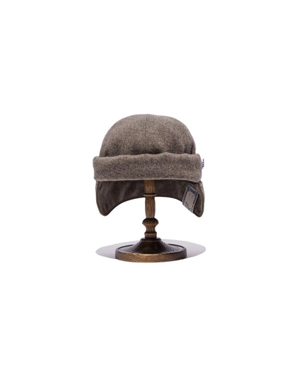 H.W. DOG & CO. FLAP ROLL CAP - BEIGE