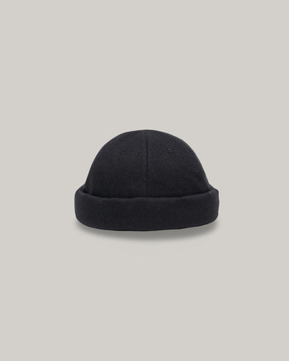 H.W. DOG & CO. ROLL CAP - BLACK