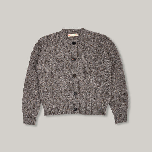 &DAUGHTER MARIE DONEGAL CABLE CREWNECK CARDIGAN - RAMOR