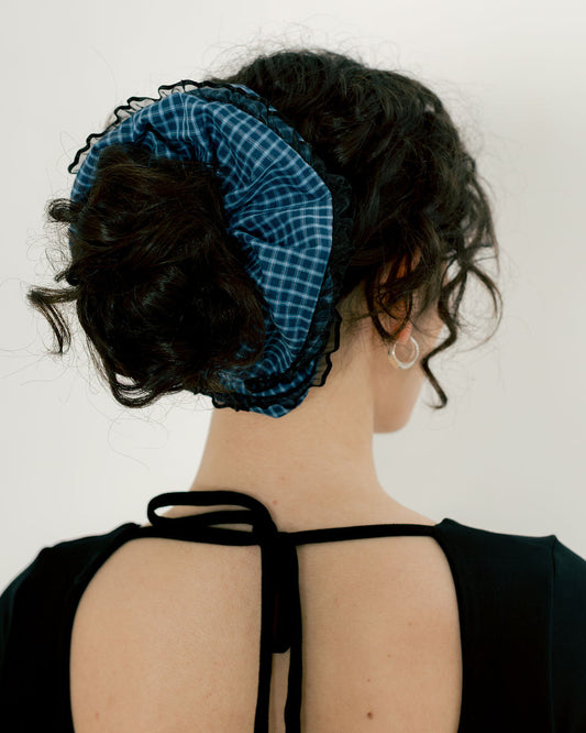 A BRONZE AGE - DOILY SCRUNCHIE - LOU GINGHAM