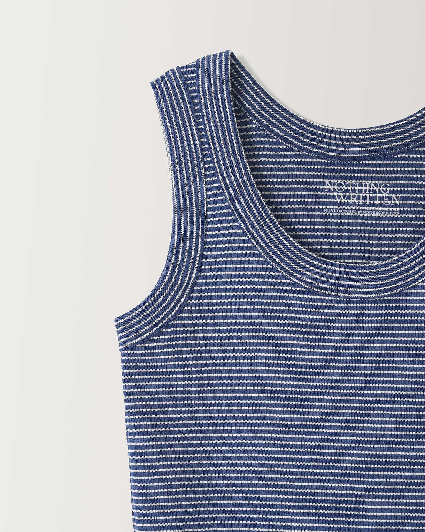 NOTHING WRITTEN SAILOR SLEEVELESS TOP - BLUE