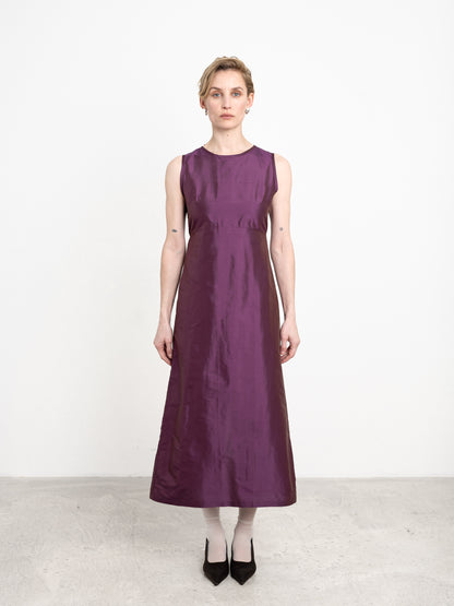 CAWLEY SILK DUPION ERIKA DRESS