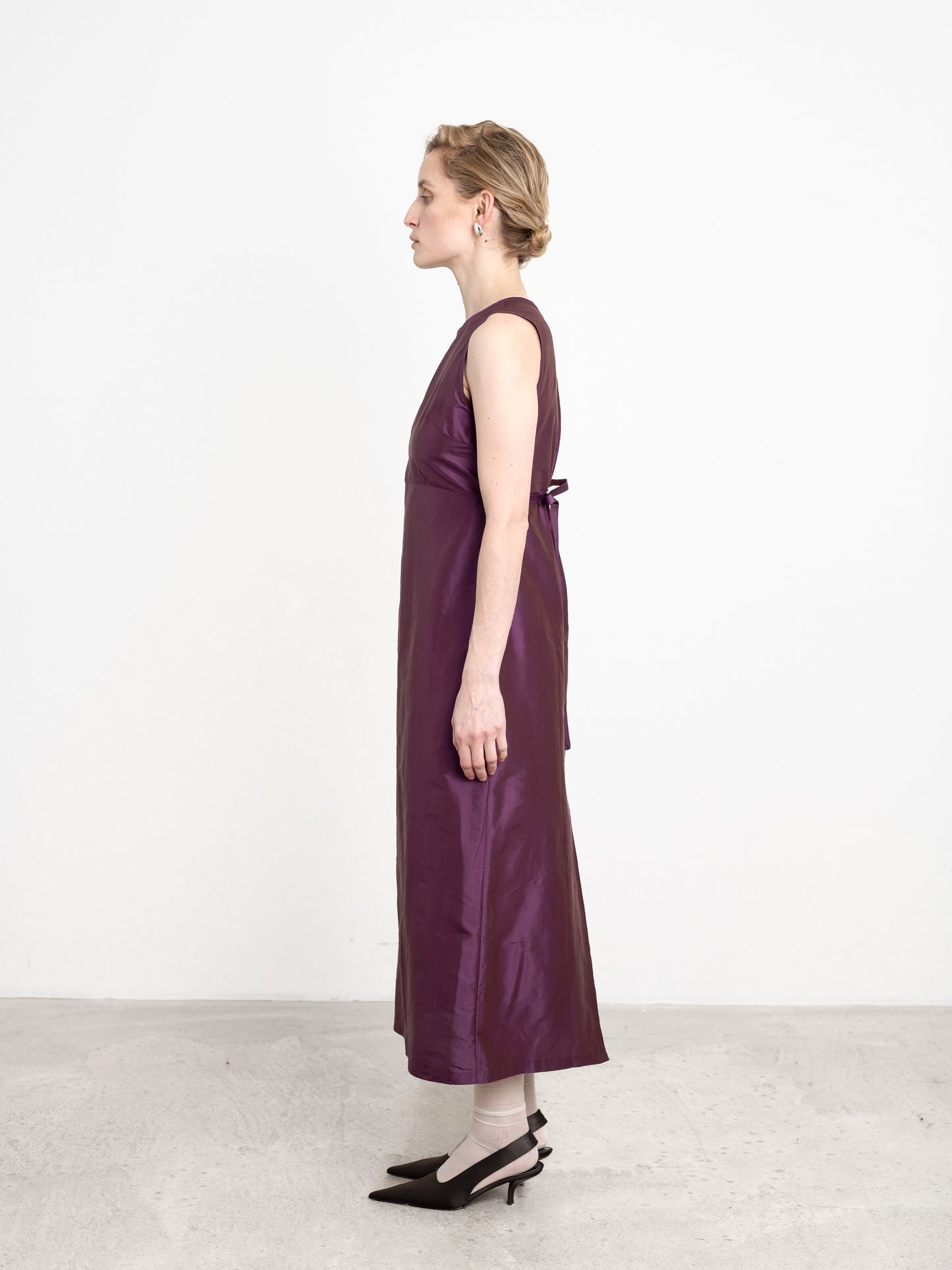 CAWLEY SILK DUPION ERIKA DRESS