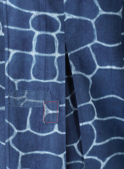 KARDO WOMEN'S EVA SHIBORI DRESS - INDIGO