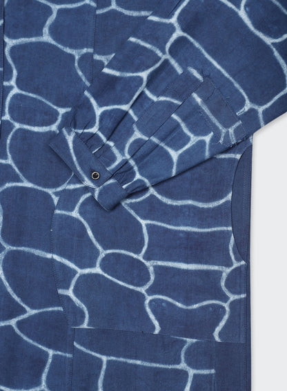 KARDO WOMEN'S EVA SHIBORI DRESS - INDIGO