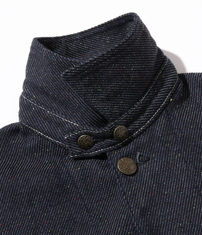 SUGAR CANE 'FICTION ROMANCE' 13.7oz. INDIGO NEP DENIM WORK COAT