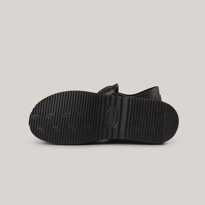 FRACAP D151 SANDALS - BLACK