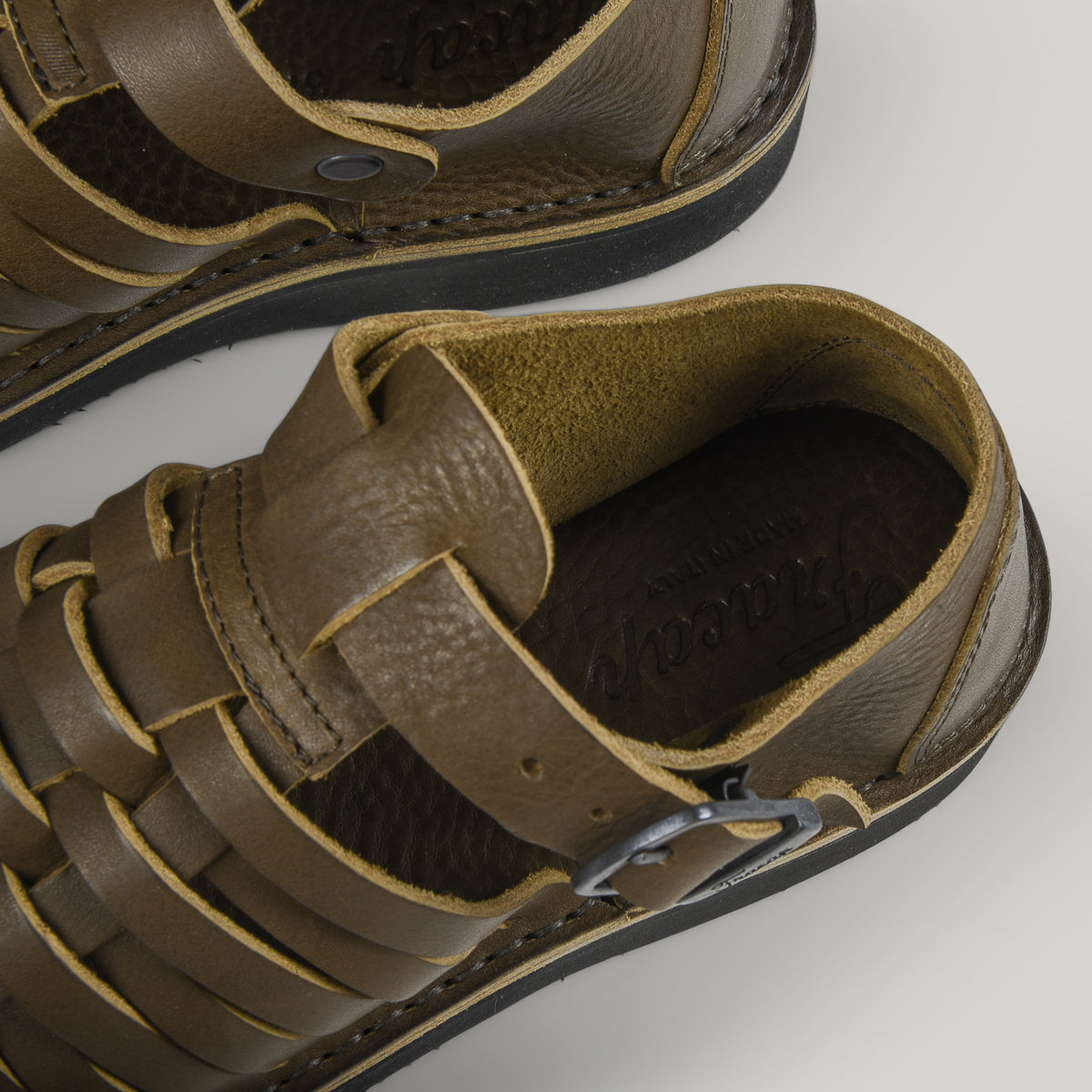 FRACAP D025 SANDALS - OLIVE