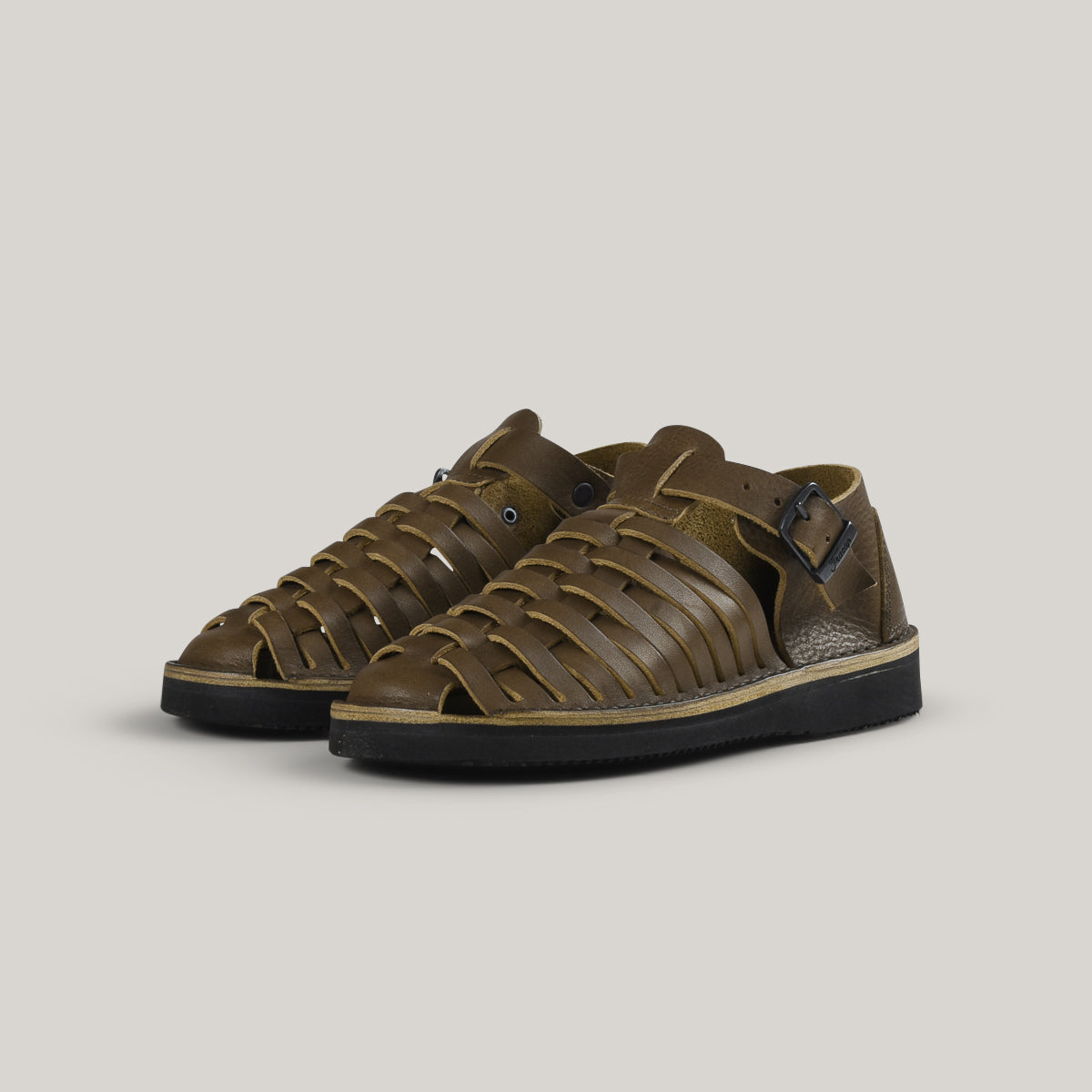 FRACAP D025 SANDALS - OLIVE