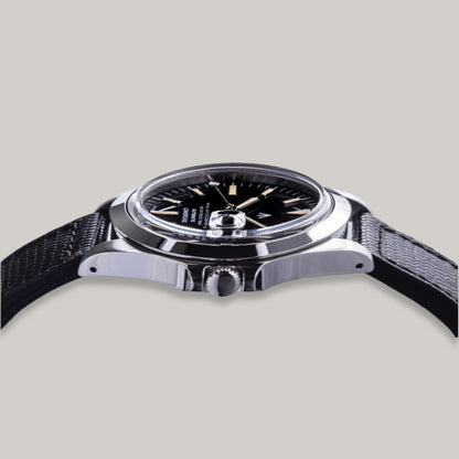 Naval Watch Co. FRXA002 Automatic Watch - Black Leather Band