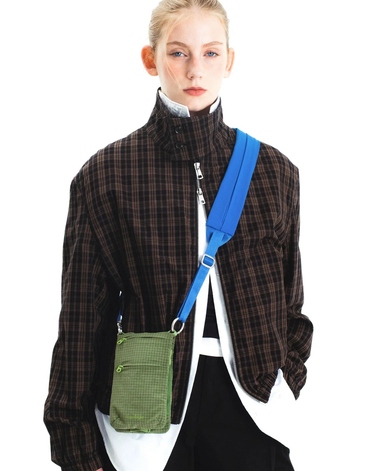 TOPOLOGIE PHONE SACOCHE IVY GREEN VINTAGE RIPSTOP