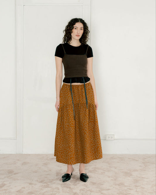 A BRONZE AGE FIELD SKIRT - PENNY FLORAL