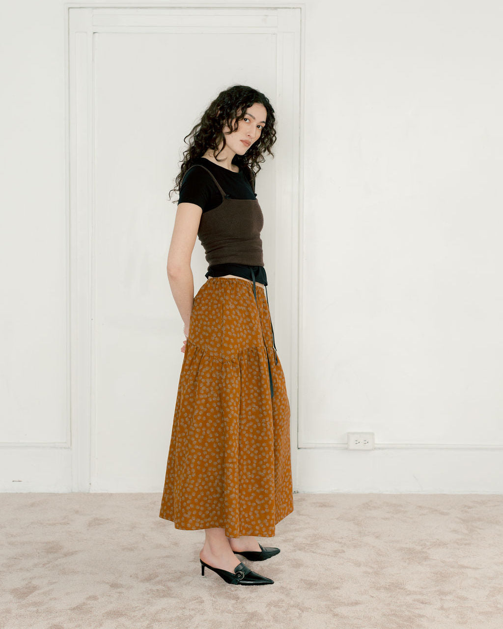 A BRONZE AGE FIELD SKIRT - PENNY FLORAL