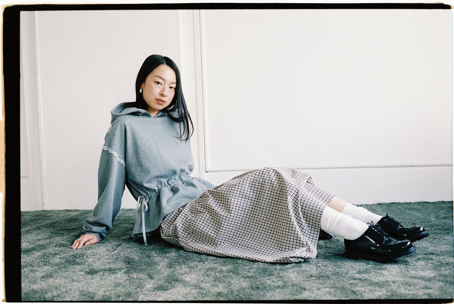 A BRONZE AGE FIELD SKIRT - SANDY PLAID