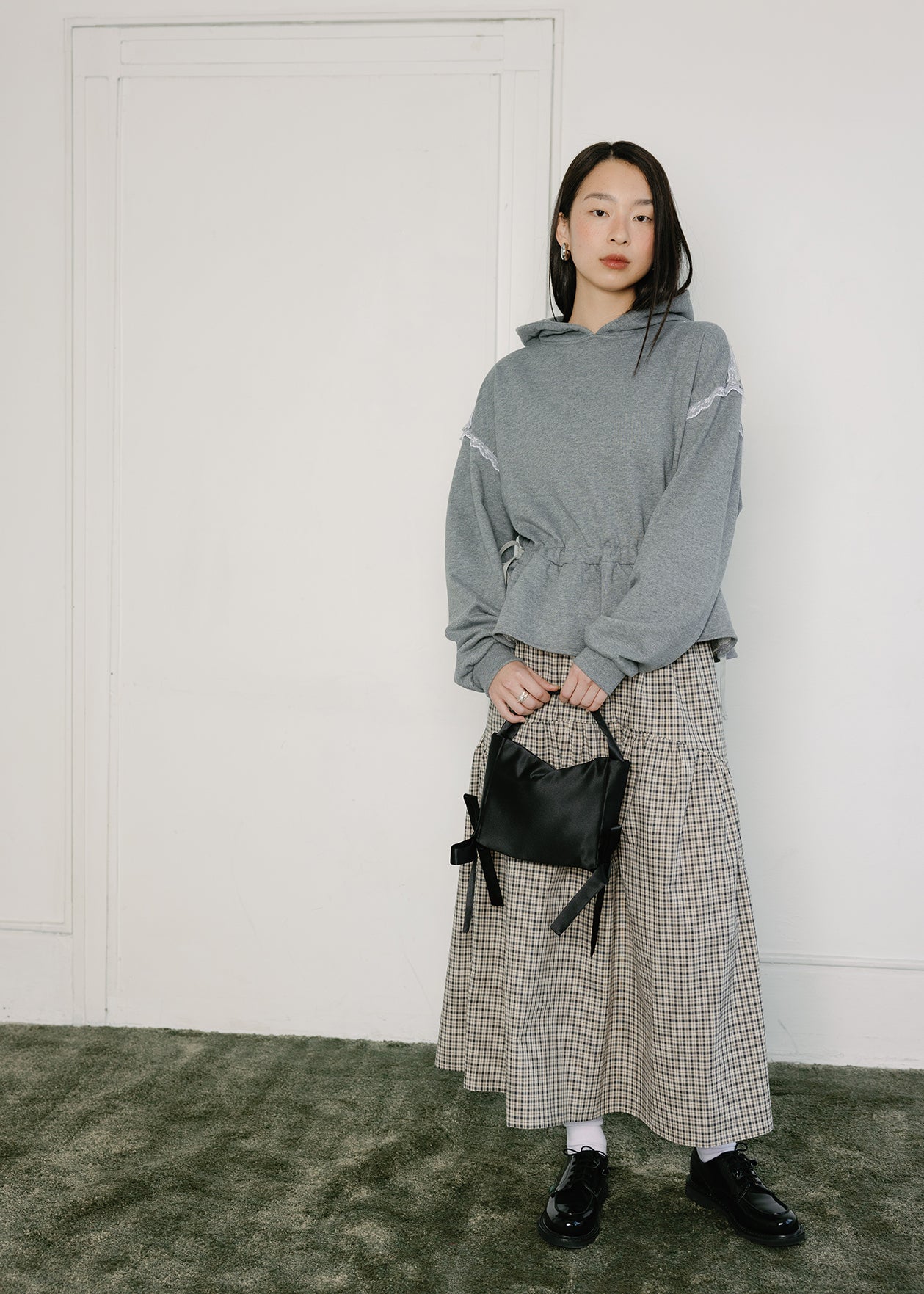 A BRONZE AGE FIELD SKIRT - SANDY PLAID