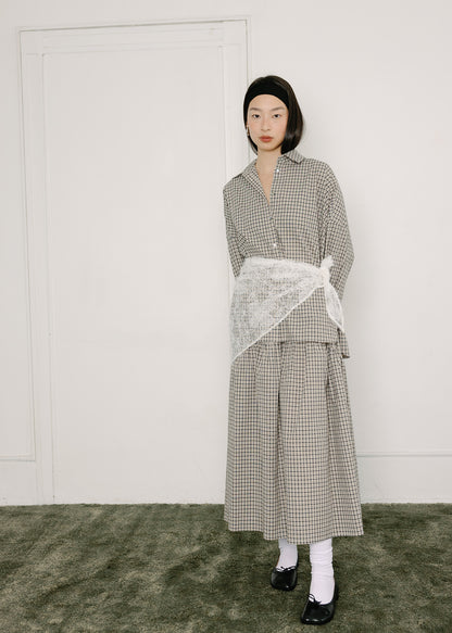A BRONZE AGE FIELD SKIRT - SANDY PLAID