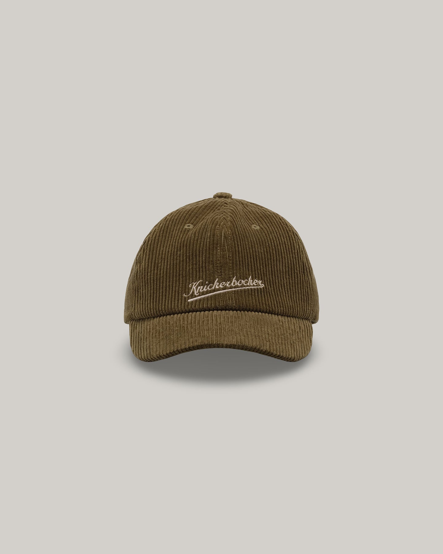 KNICKERBOCKER STADIUM CORDUROY CAP - MOSS