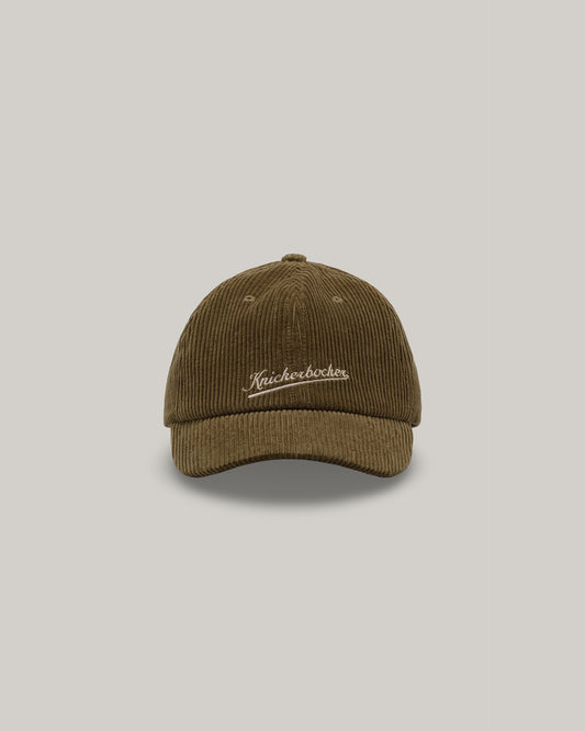 KNICKERBOCKER STADIUM CORDUROY CAP - MOSS