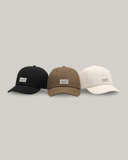 KNICKERBOCKER FLAGSHIP TWILL CAP - BLACK