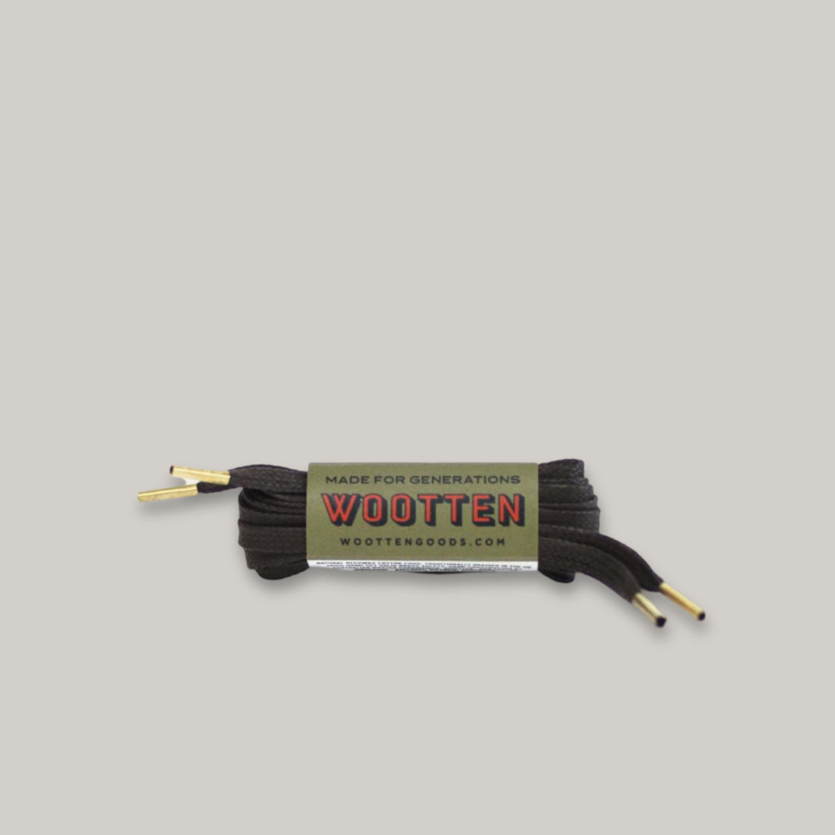 WOOTTEN 6MM FLAT LACES 120CM