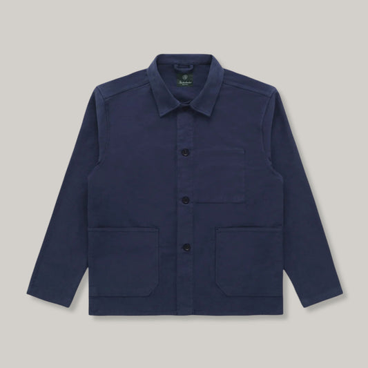 KNICKERBOCKER FRENCH MOLESKIN JACKET - FRENCH BLUE