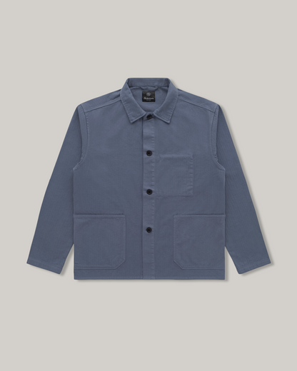 KNICKERBOCKER FRENCH VINTAGE HBT OVERSHIRT - COUNTRY BLUE
