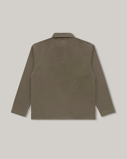 KNICKERBOCKER FRENCH VINTAGE HBT OVERSHIRT - MUSHROOM