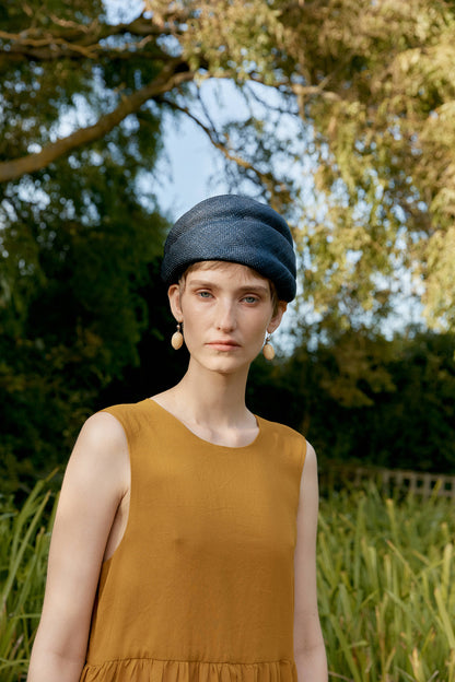 CAWLEY GENEVIEVE COTTON VIOLE DRESS - MUSTARD