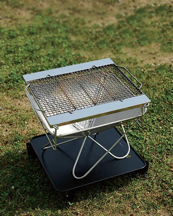 SNOW PEAK STAINLESS FIREPLACE GRILL PRO. L