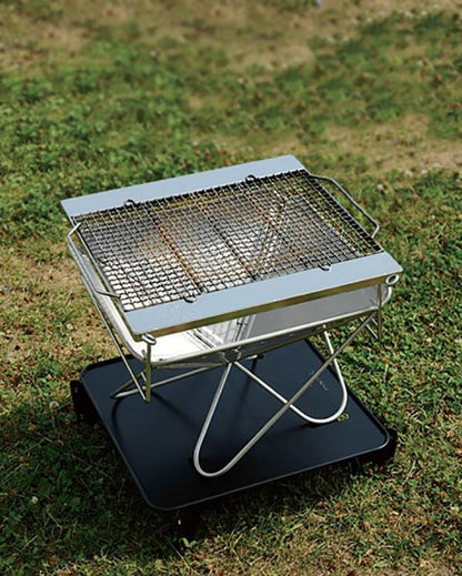 SNOW PEAK STAINLESS FIREPLACE GRILL PRO. L