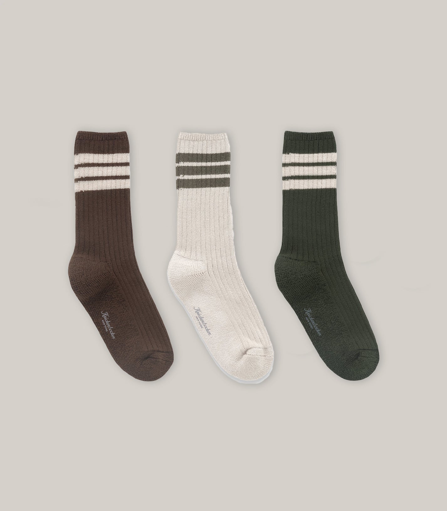 KNICKERBOCKER GYM RIB SOCKS - VARIETY