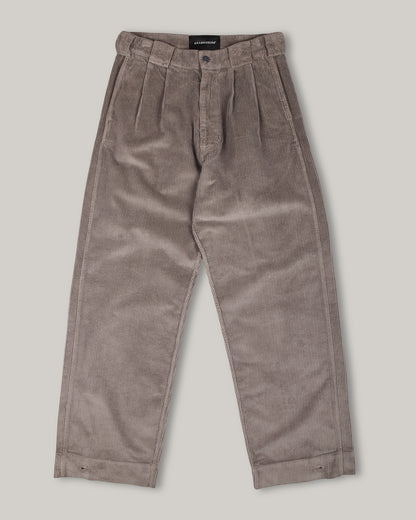 GRÅBRODERN EKE CHINO - WIDE CORDUROY - STEEL GREY