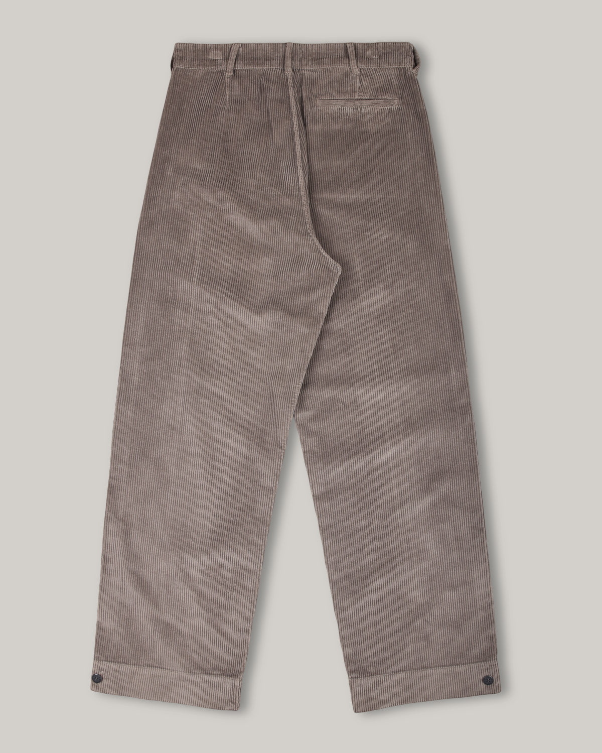 GRÅBRODERN EKE CHINO - WIDE CORDUROY - STEEL GREY