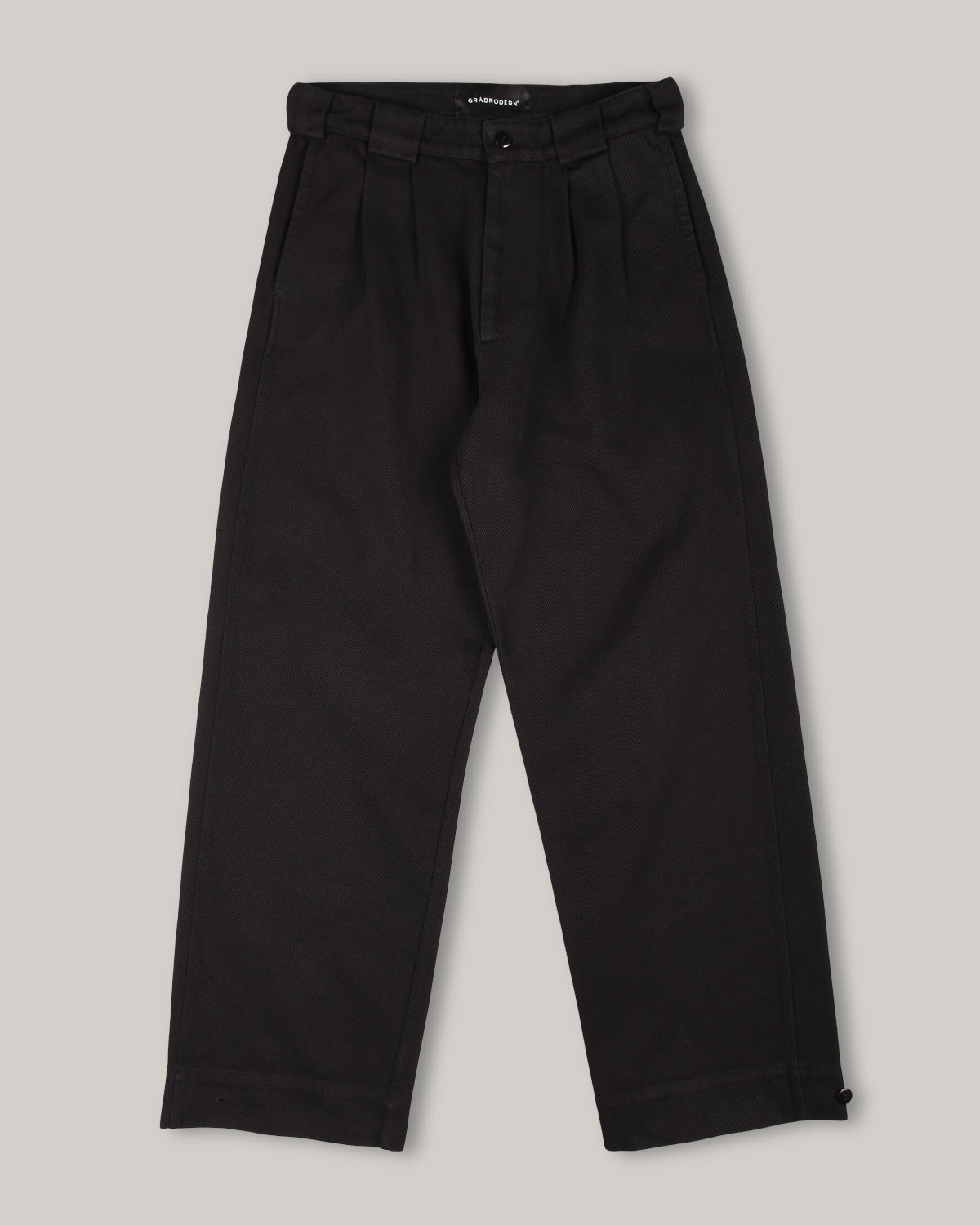 GRÅBRODERN EKE CHINO - BLACK TWILL