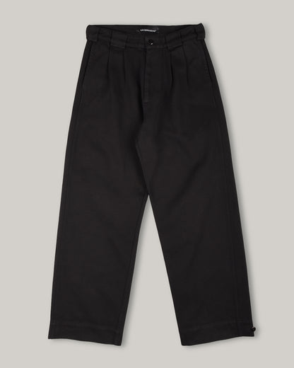 GRÅBRODERN EKE CHINO - BLACK TWILL