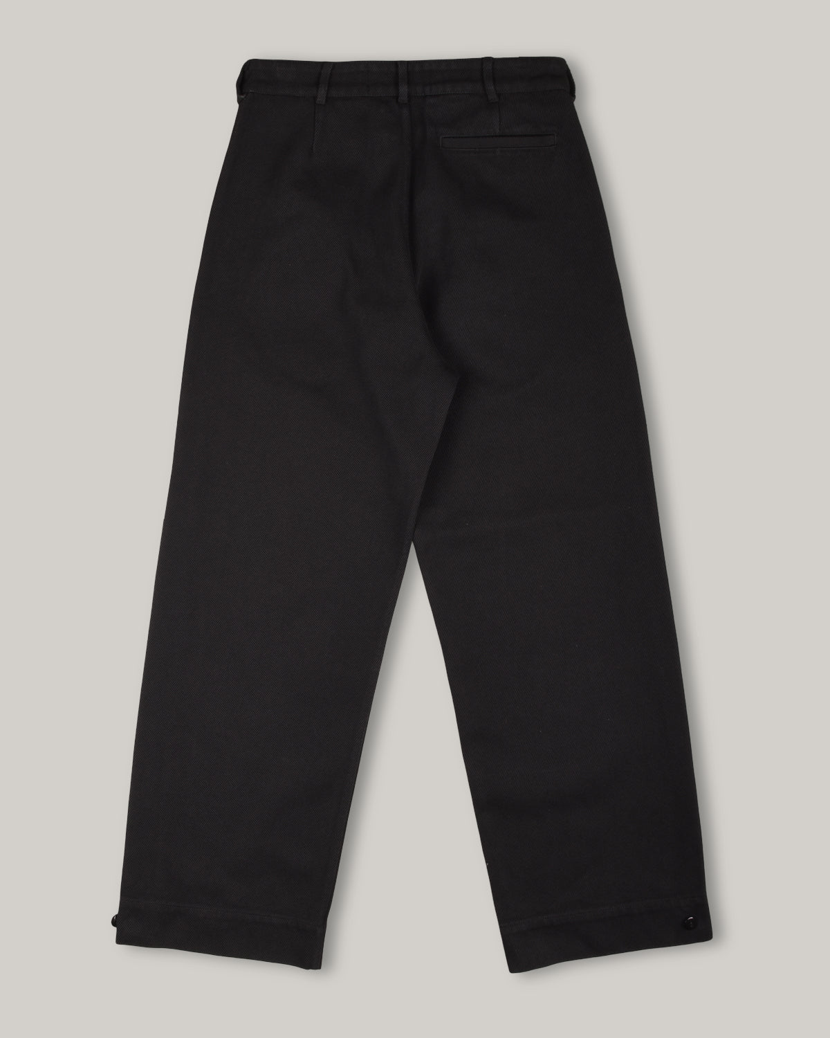 GRÅBRODERN EKE CHINO - BLACK TWILL
