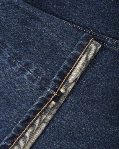 CIOTA WIDE BAGGY 5 POCKET PANTS - DEEP BLUE