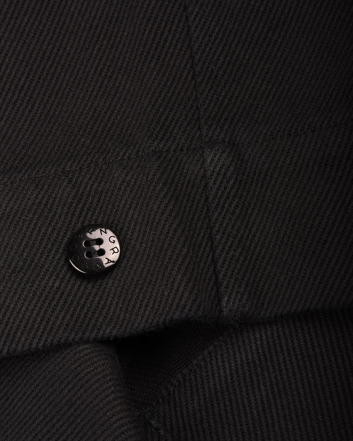 GRÅBRODERN EKE CHINO - BLACK TWILL