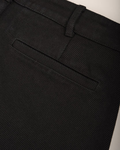 GRÅBRODERN EKE CHINO - BLACK TWILL